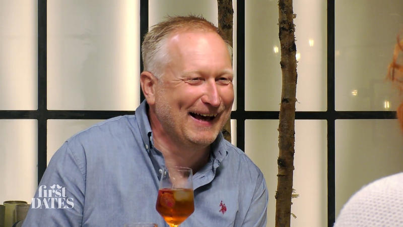 Schlitzohr Christina bringt Andre zum Lachen