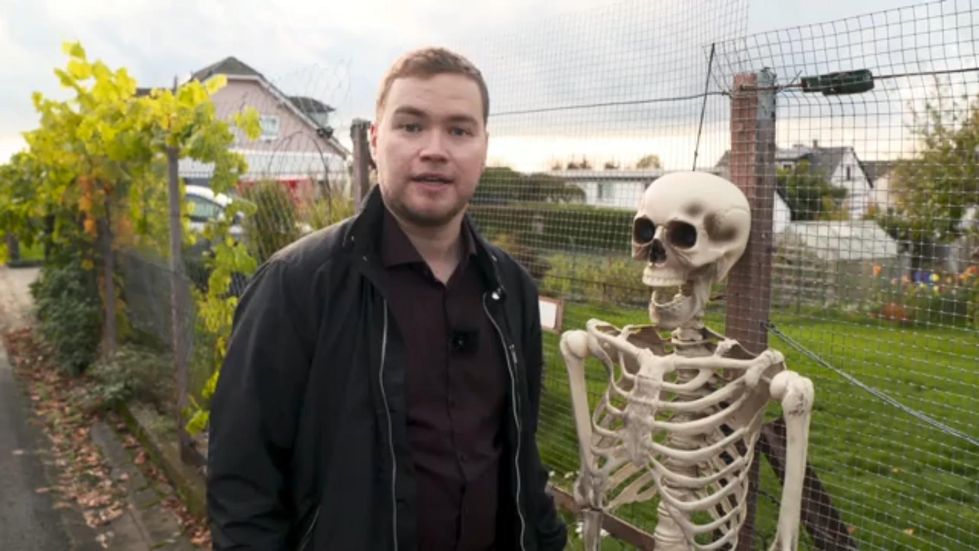 Reporter sucht in Schreck und Geistingen nach Halloween-Deko
