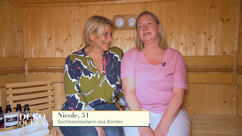 Steffi ist gerne in der Sauna