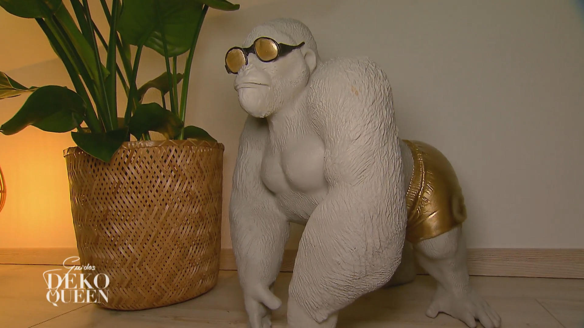 Guido ist Namensvetter für den Dekogorilla