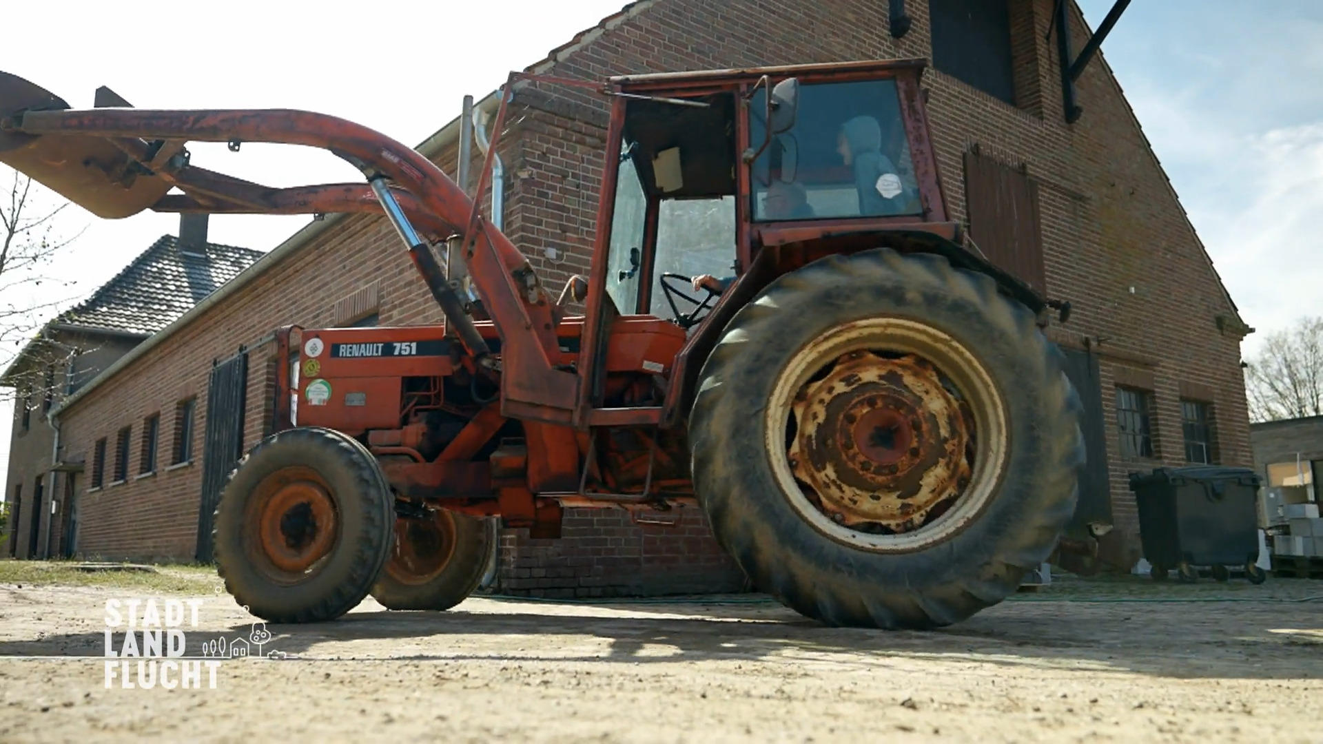 Eine Probefahrt mit dem Traktor