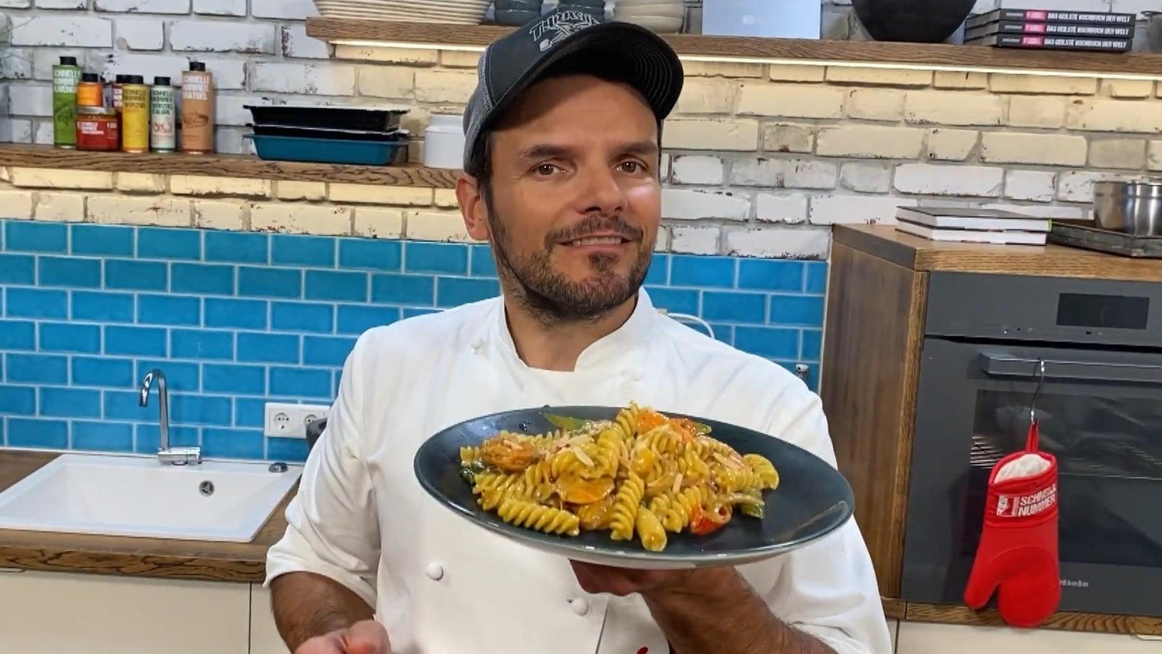Pasta "Bombay Style": Nudeln mit Currysauce