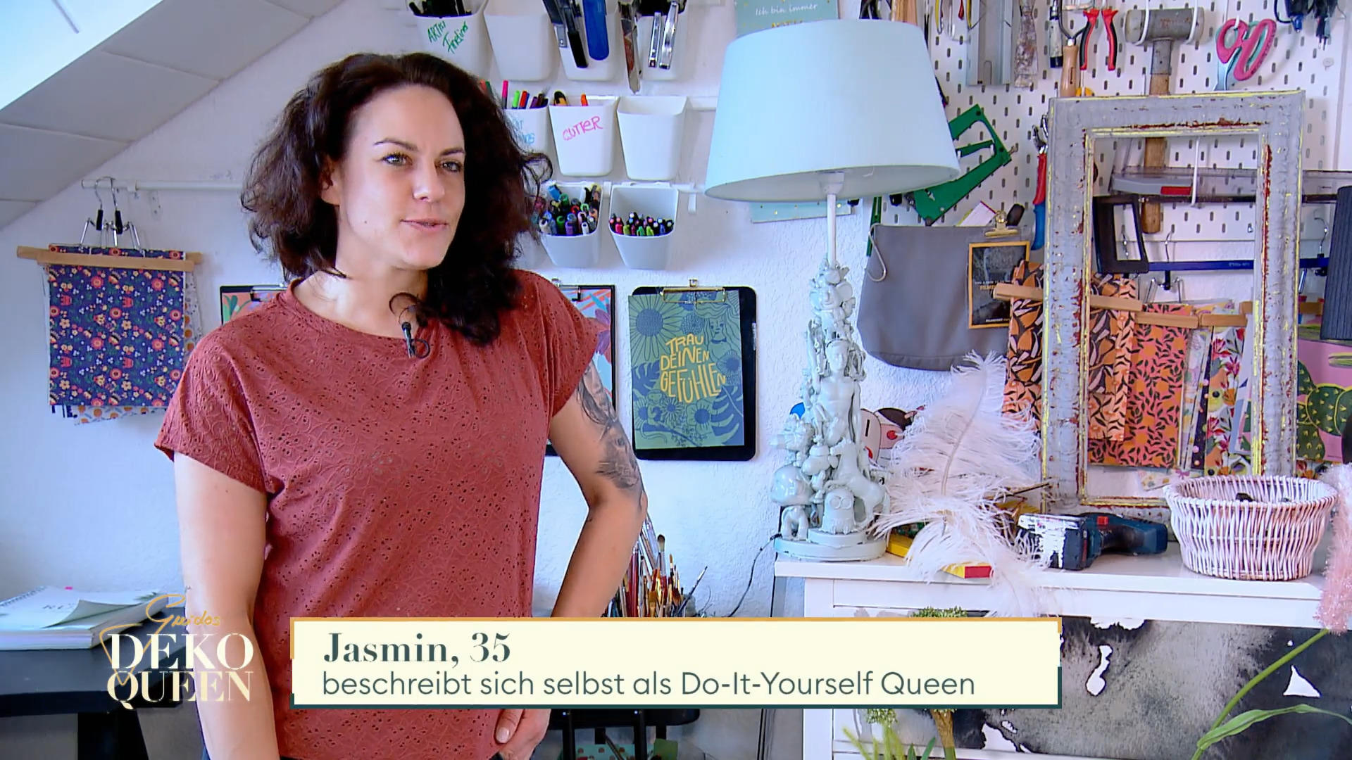 Jasmin hat ein Händchen für Seldmade-Deko