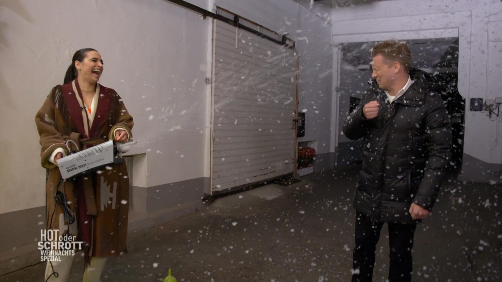 Schneeklatsche für Oliver Pocher