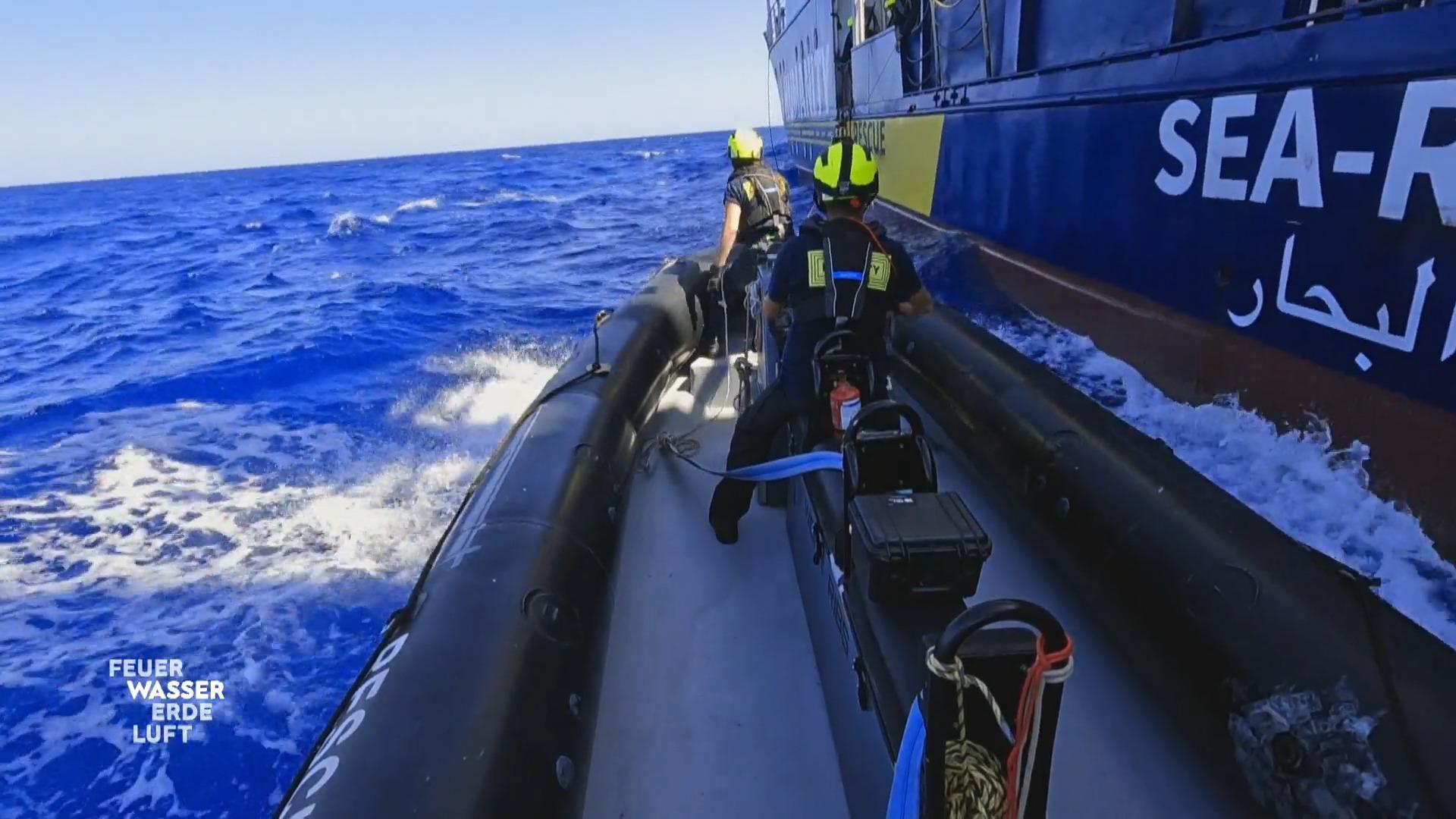 Teamarbeit ist sehr wichtig in der Seenotrettung