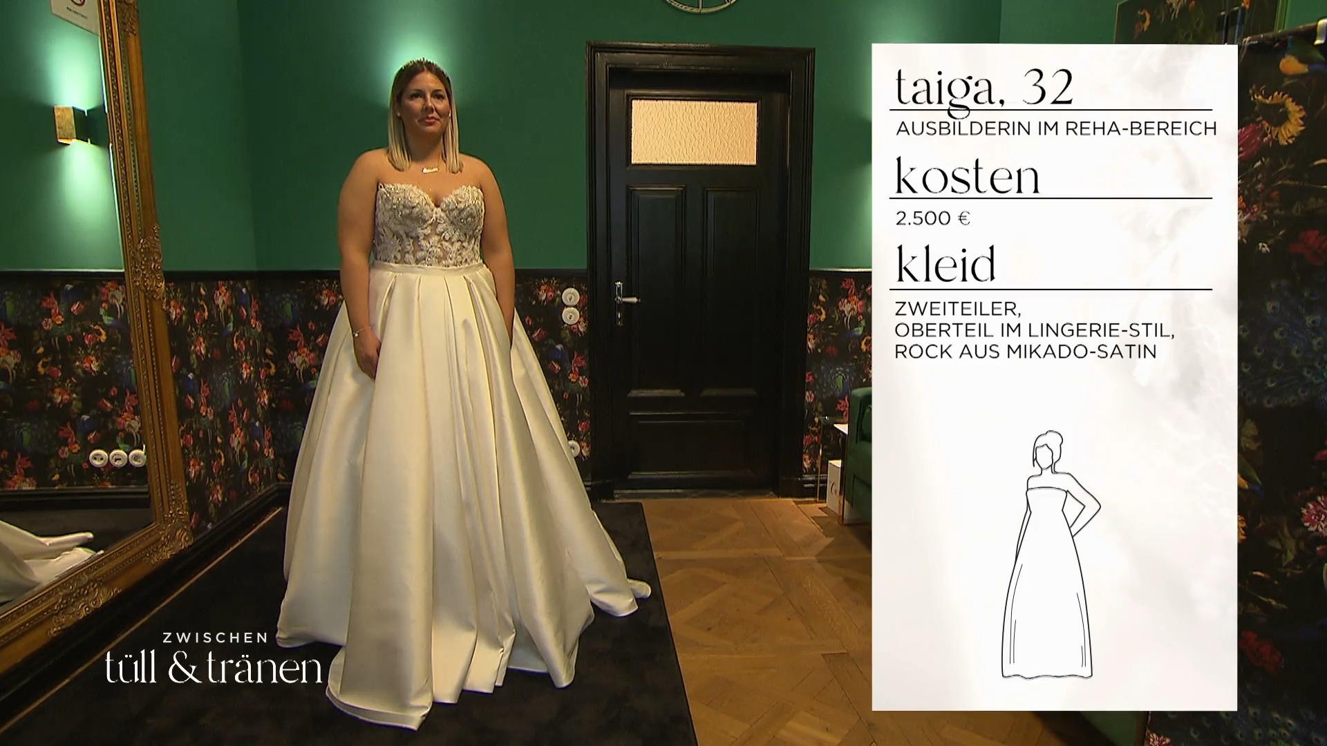 Das perfekte Kleid für Braut Taiga
