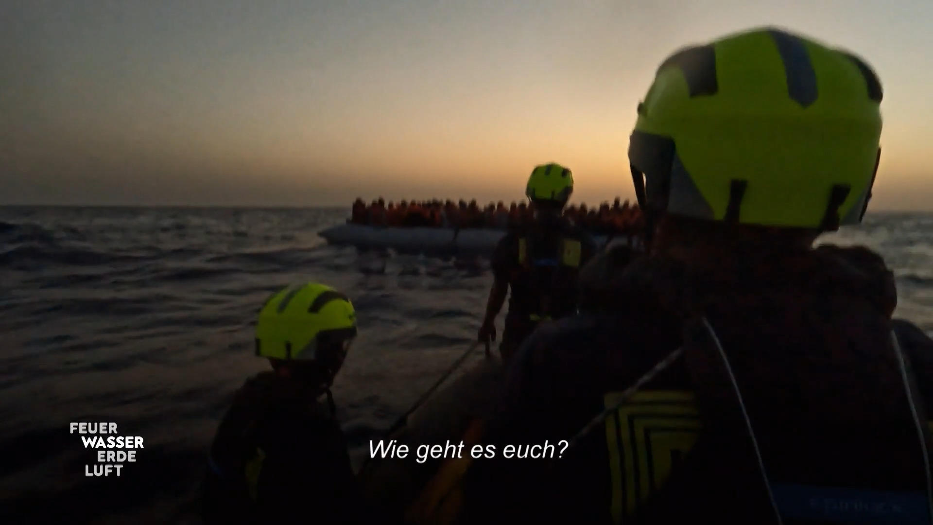Quer über das Mittelmeer