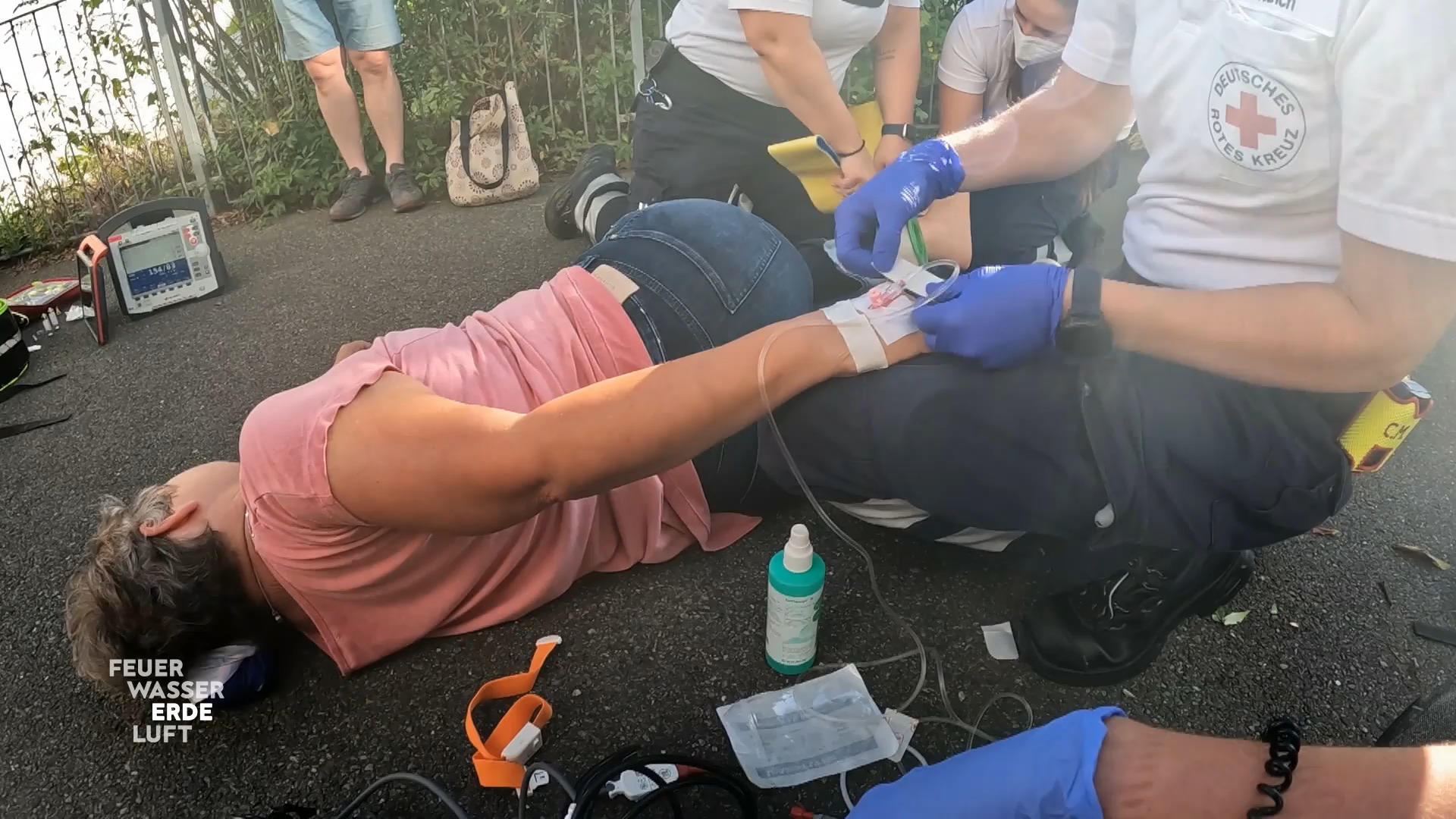 Böser Fahrradunfall: Knöchel gebrochen