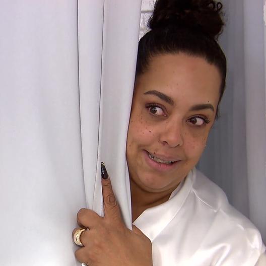 In diesem Outfit lässt sich Larissa ganz bestimmt nicht sehen