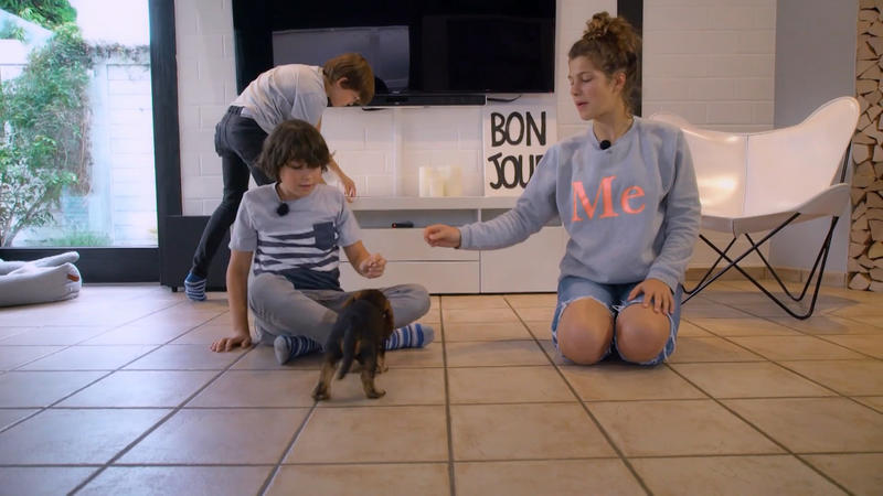 Mit Betty wird fleißig trainiert