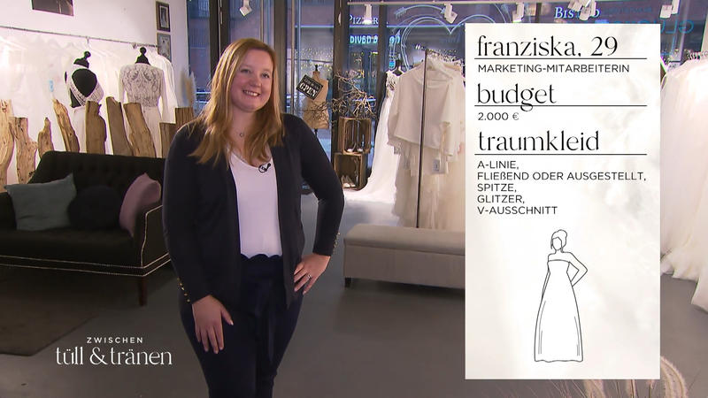 Ein Kleid für Franzis schillernde Persönlichkeit