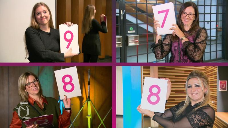 Isabo holt sich ihre Punkte ab