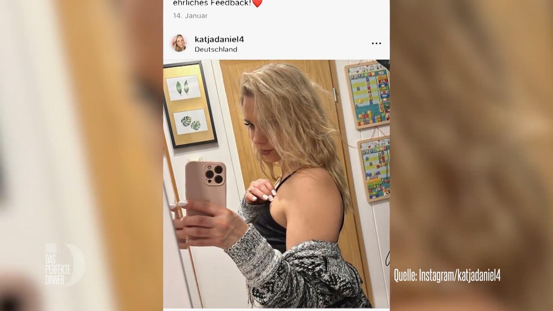 Katja nimmt ihre Follower oft beim Kochen mit