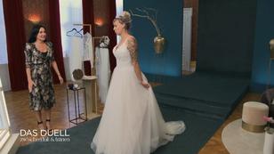 Braut Sara ist überrascht