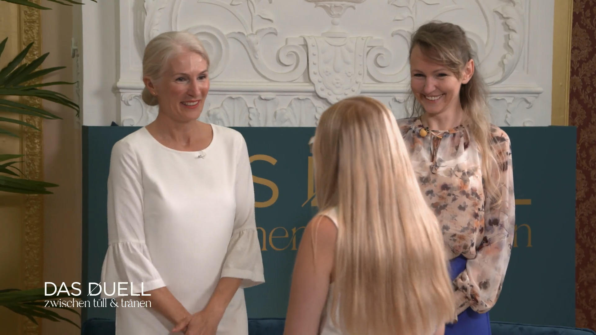 Rosa und Glitzer sind für Braut Janina ein Muss