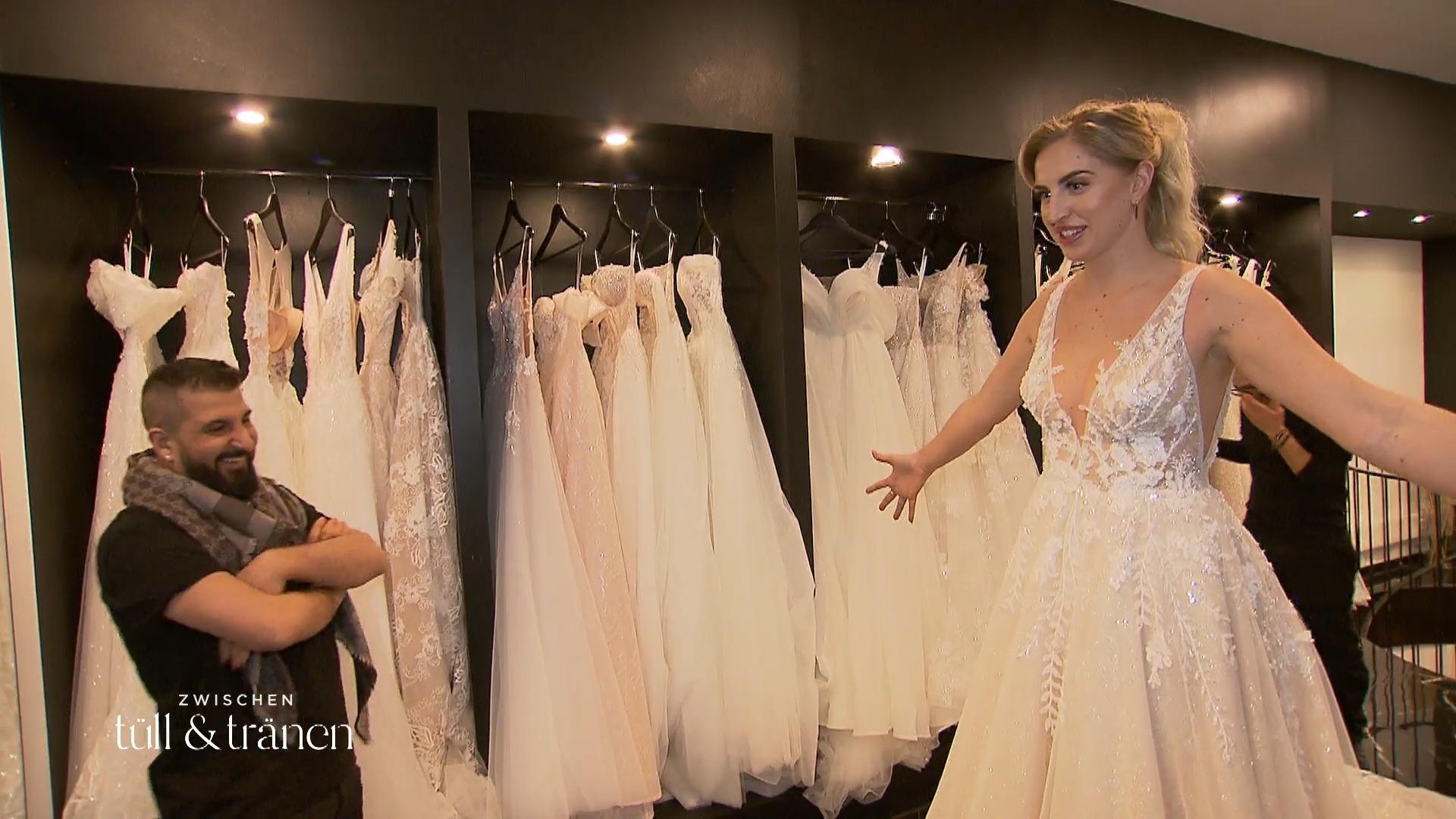 Braut Gabriela ist eine Fashionista