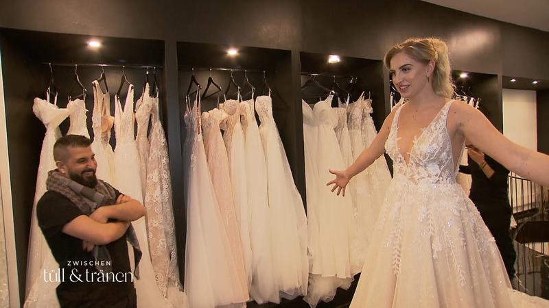 Braut Gabriela ist eine Fashionista