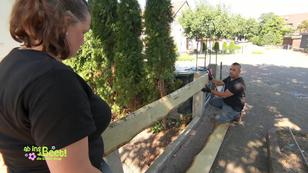 Der Vorgarten-Zaun wird erneuert