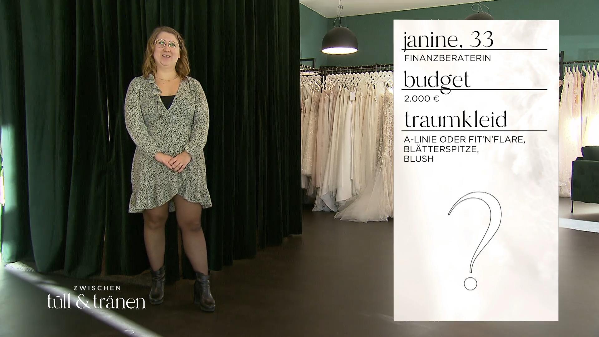 Braut Janine will einen Wow-Effekt