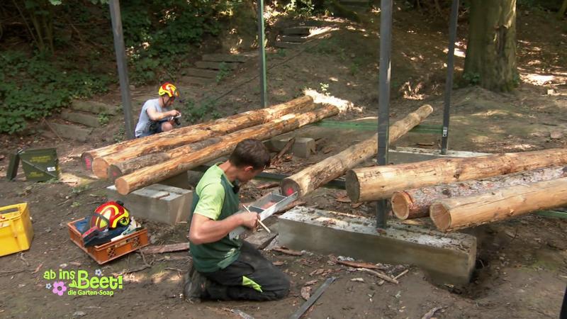 Parcours-Stützen für den Kletterpark