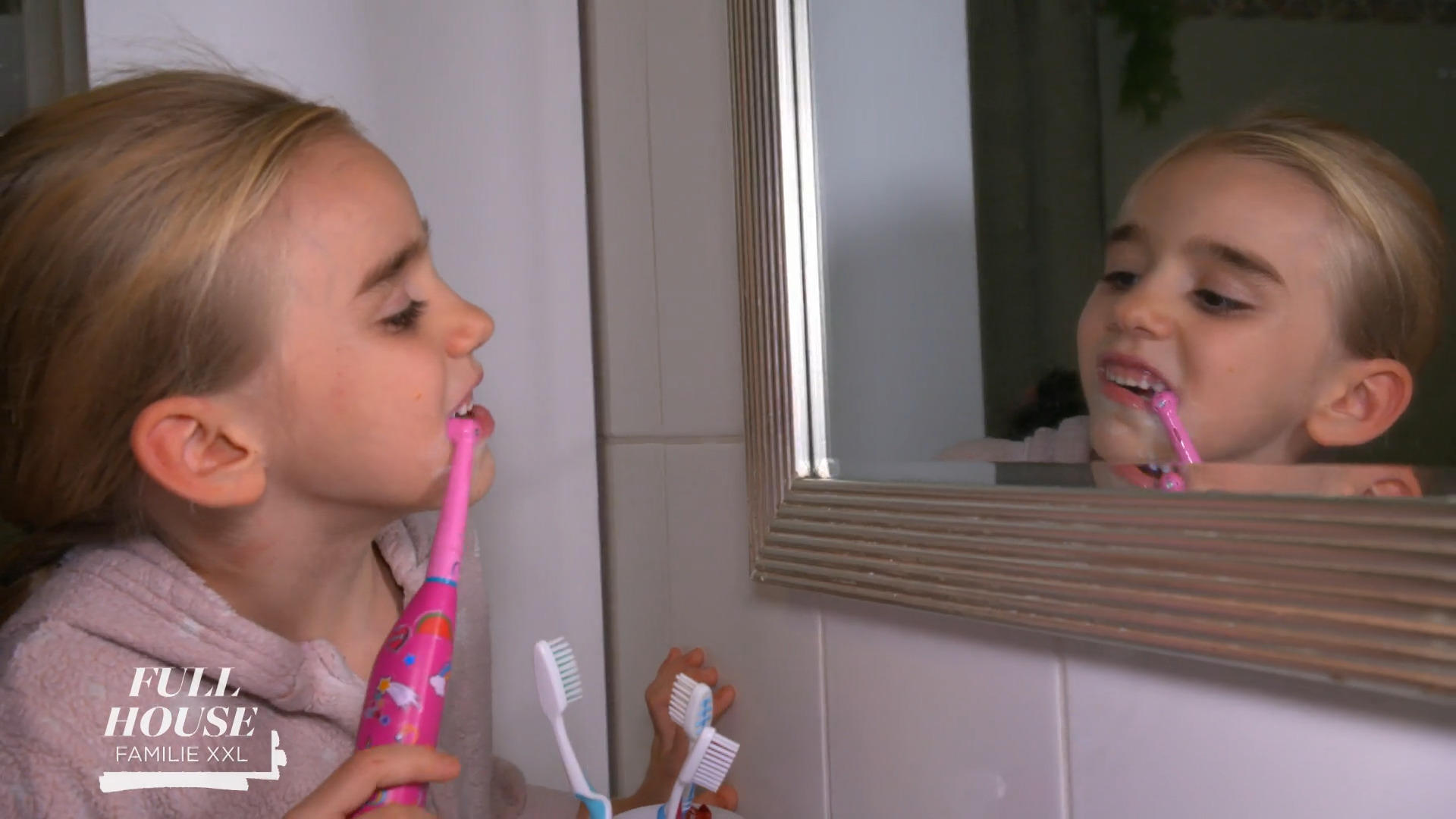 "Hin und her, Zähne putzen ist nicht schwer"