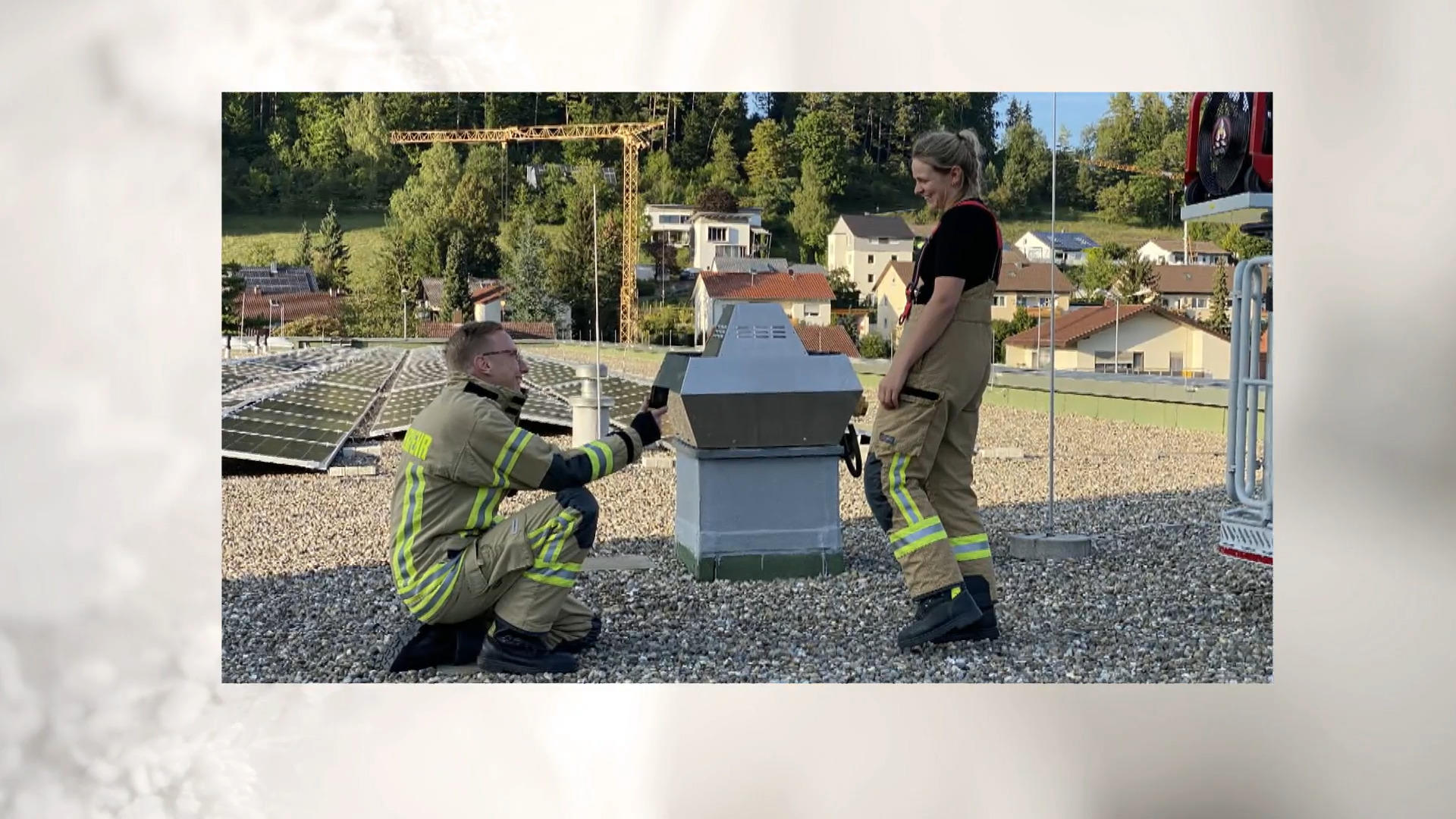 Da loderte Braut Adriana das Herz