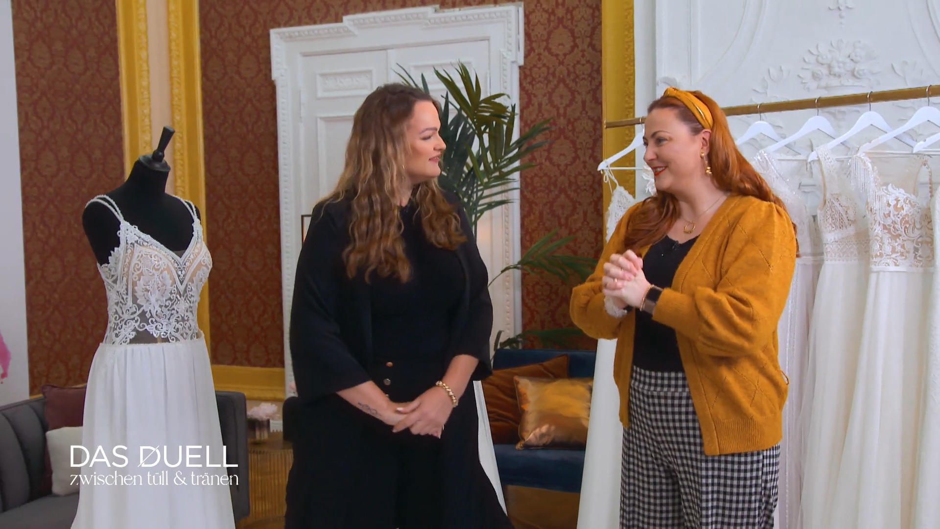 Die Duellpartnerinnen Elisa und Jana kennen sich noch  nicht