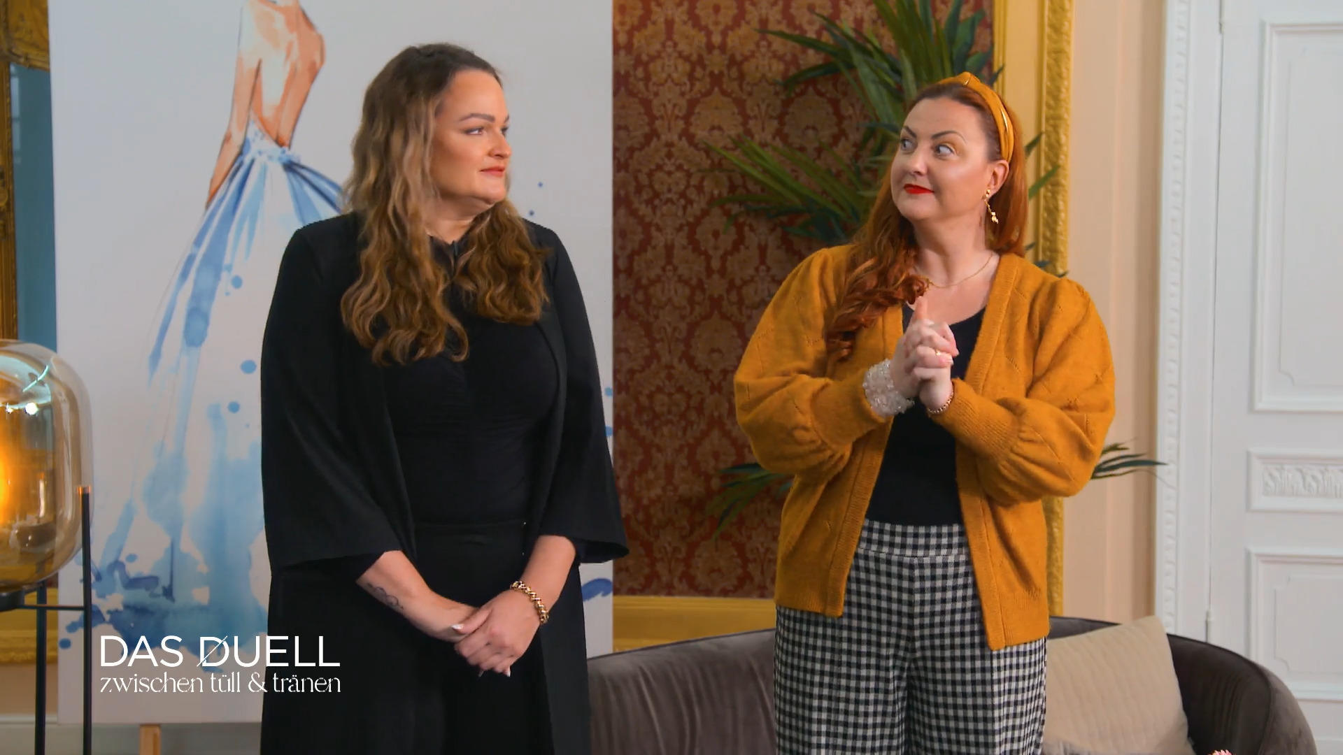 Elisa oder Jana? Welches Kleid hat Petra gewählt?