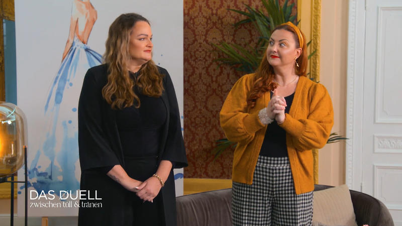 Elisa oder Jana? Welches Kleid hat Petra gewählt?