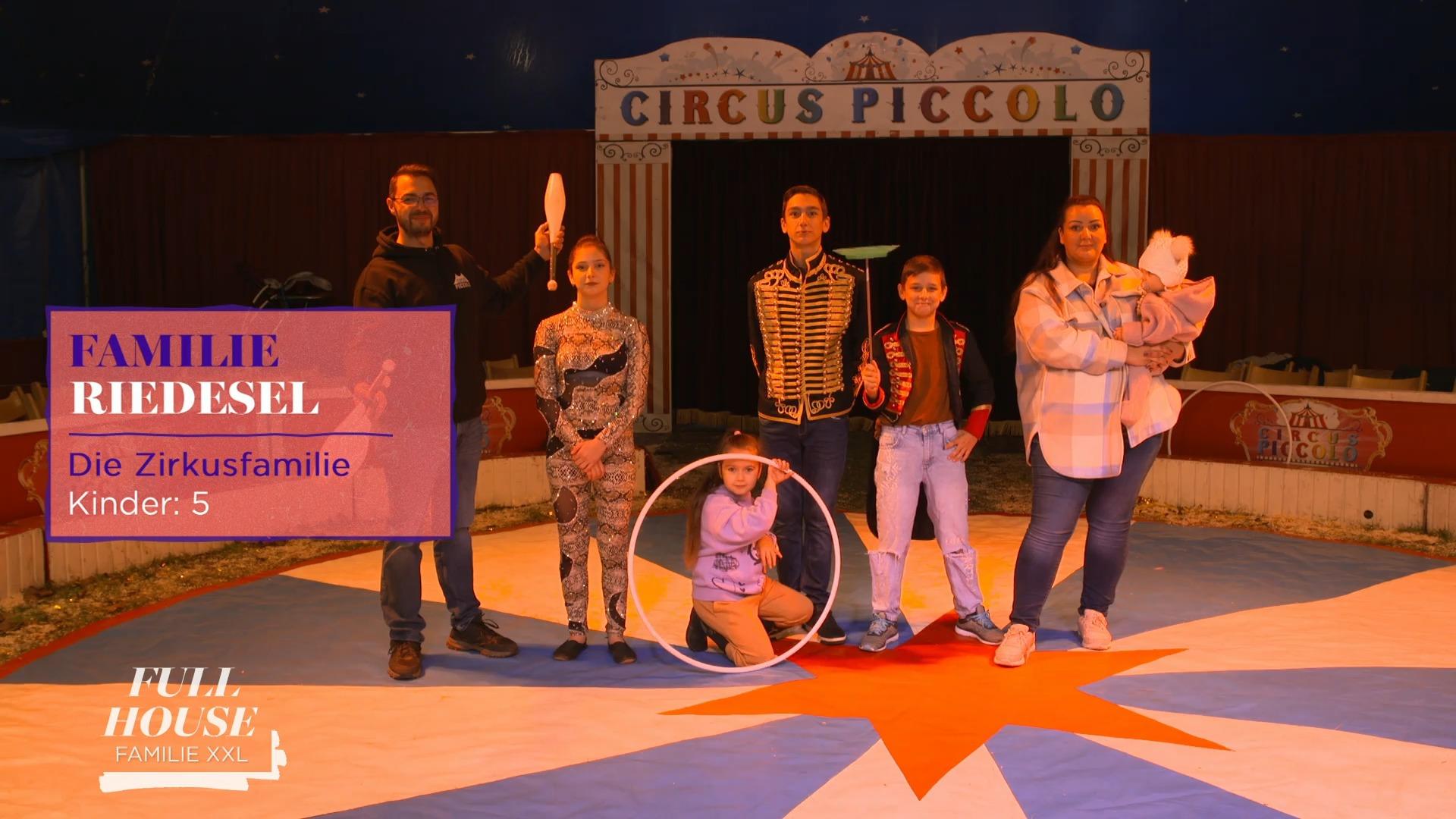 Zirkusfamilie mit 5 Kindern