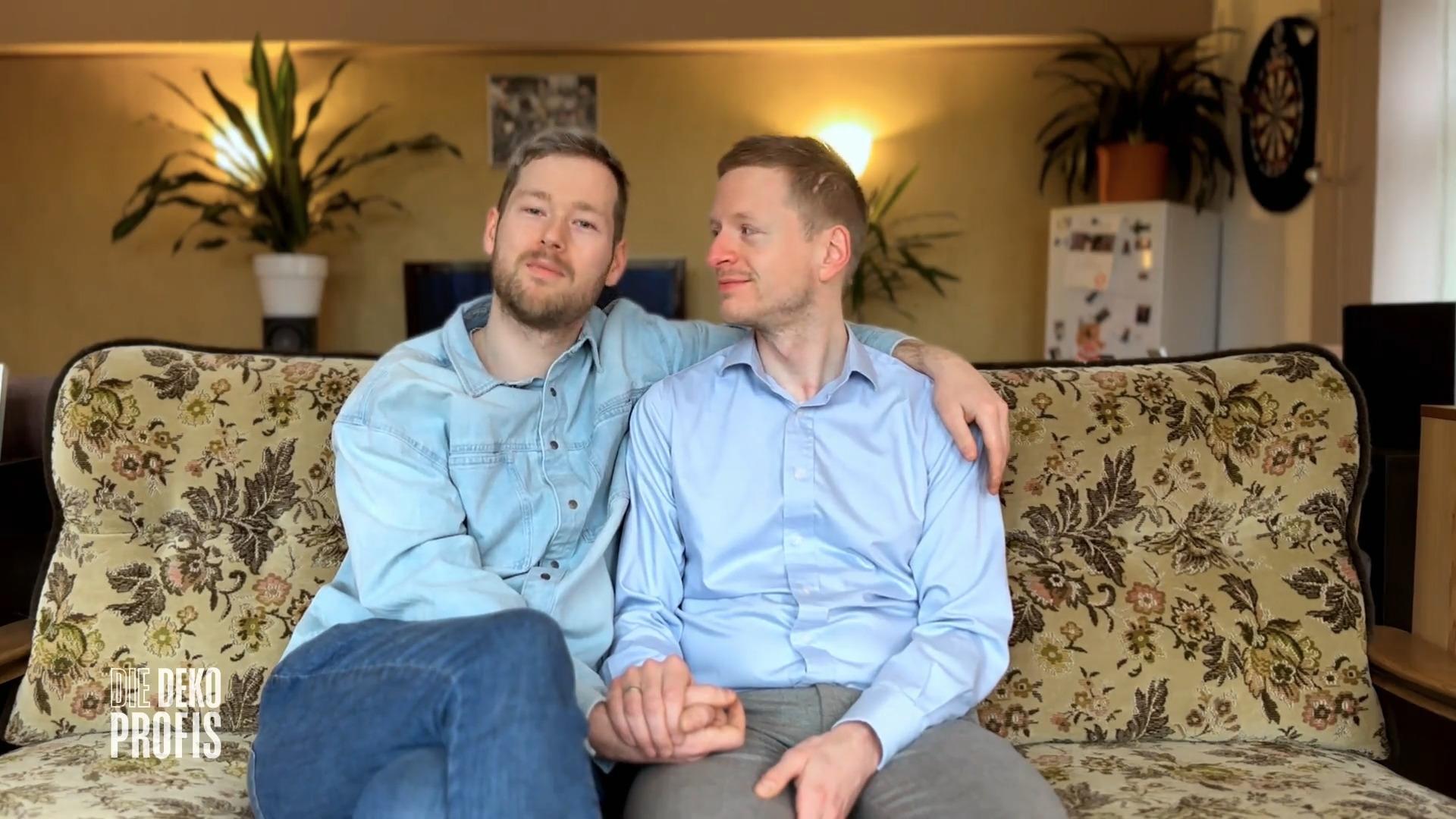 Florian und Alexander möchten ihr Wohnzimmer verändern