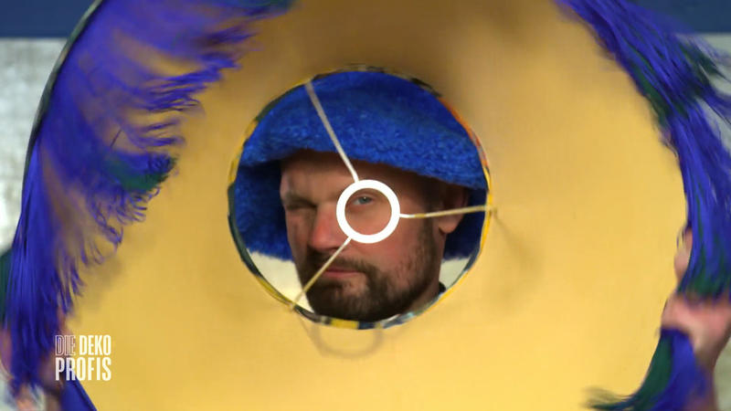 Rolf präsentiert als zweiter seine Deko-Ideen