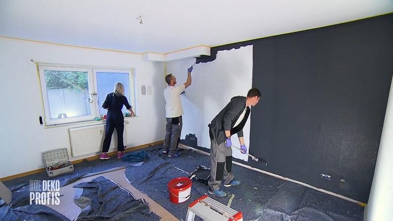 Jetzt wird der Pinsel geschwungen!