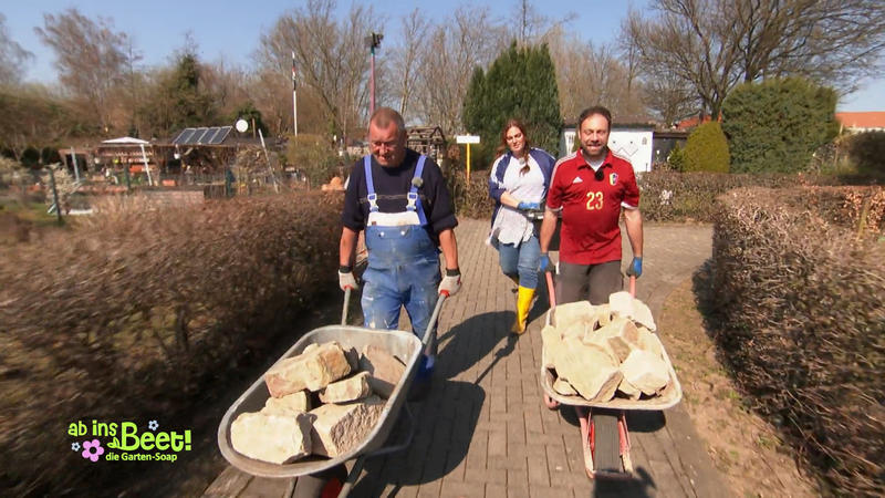Claus sorgt für Steinnachschub