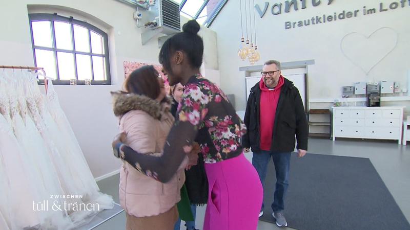 Der zukünftige Ehemann ist auch dabei