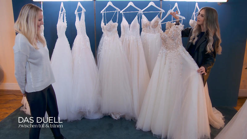 Mit Softtüll begeistert Christina die Braut