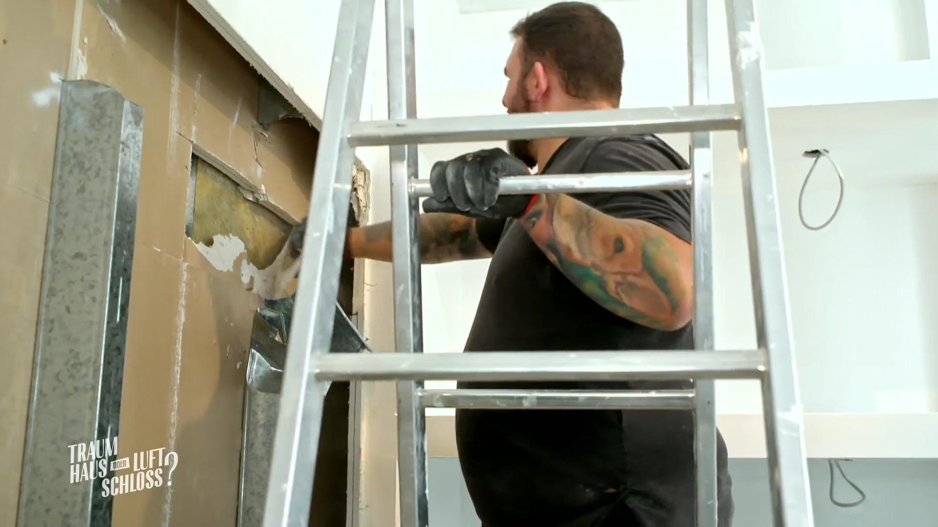 Heute wird eine Wand durchgebrochen