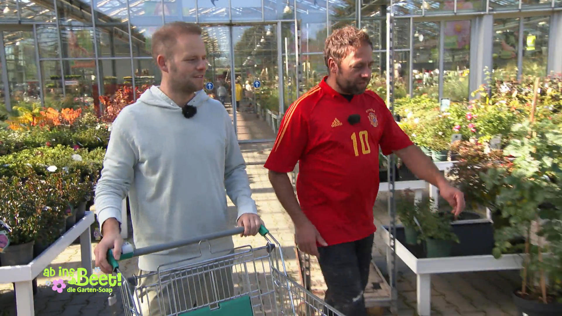 Ab geht's ins Gartencenter
