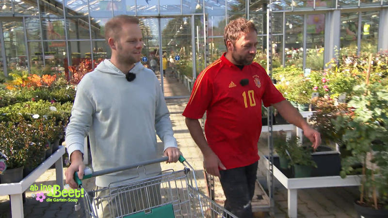 Ab geht's ins Gartencenter