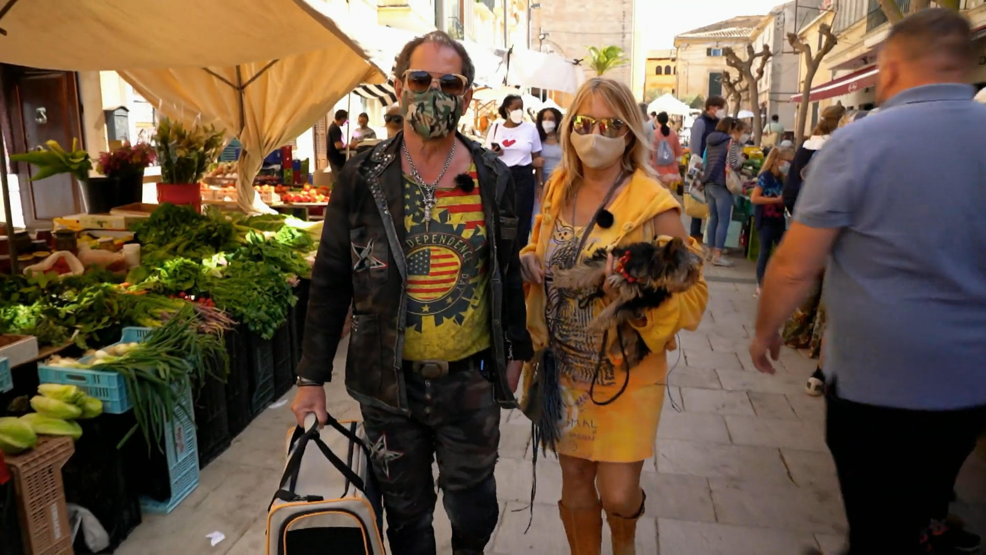 Es geht zum Essen - Rocky darf mit