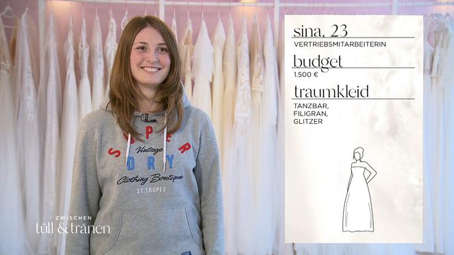 Sina ist eine Tanzmaus – deswegen muss das Kleid auch "tanzbar" sein.