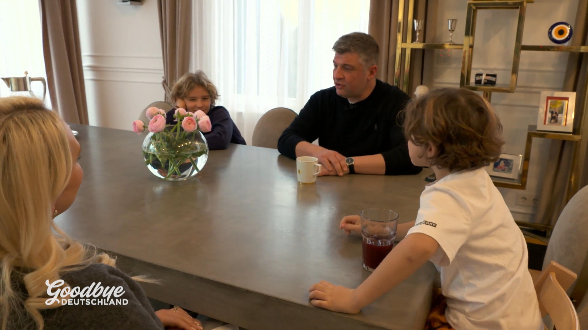 Familiensitzung bei Familie Alan