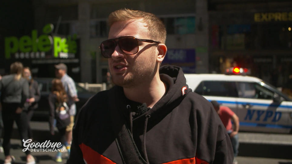 Sidney beginnt sein neues Leben in New York