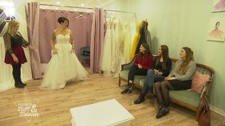 Das erste Brautkleid war ein Flop