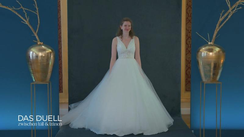 Brautkleid mit Sissi-Moment: Gefällt es Jessica?