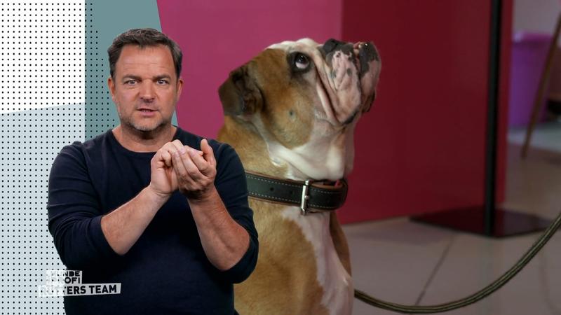 Hansi hält Menschen auf Abstand