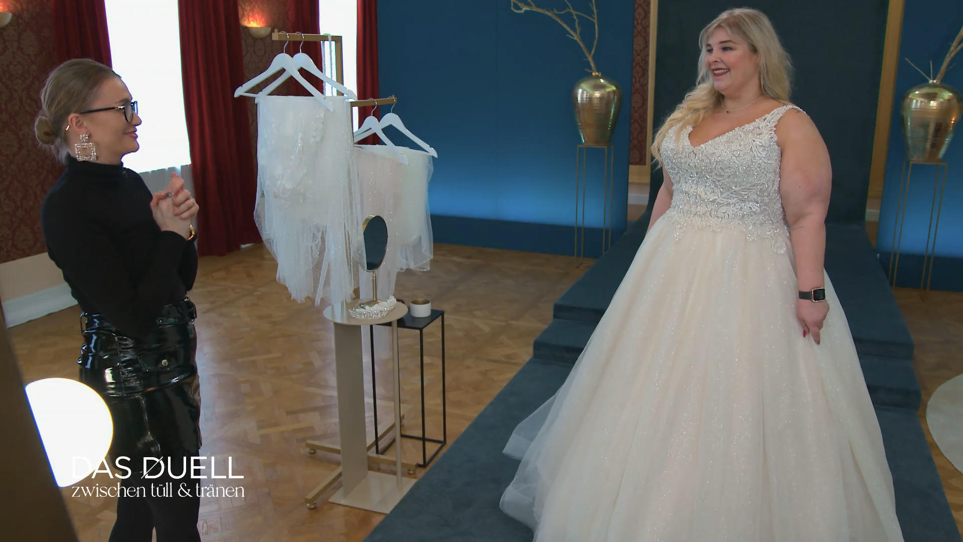 Hier funkeln nicht nur die Kleider