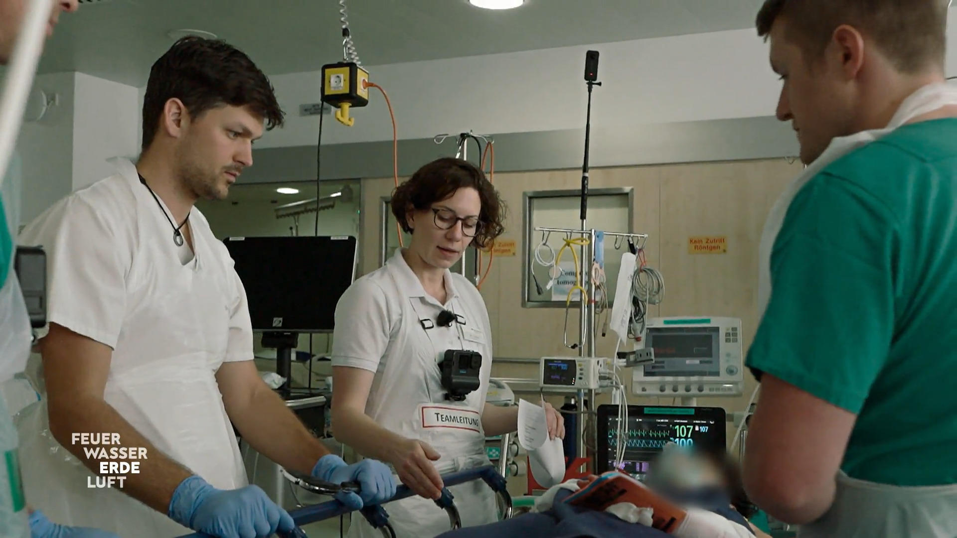 Offene Knochenbrüche durch Motorradunfall