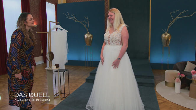 Tränen kullern - und doch ist es nicht das Traumkleid