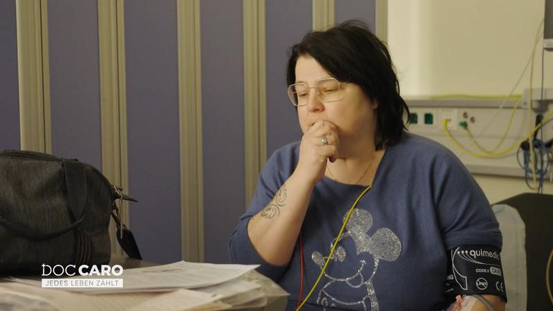 Marion wartet auf einen wichtigen Eingriff